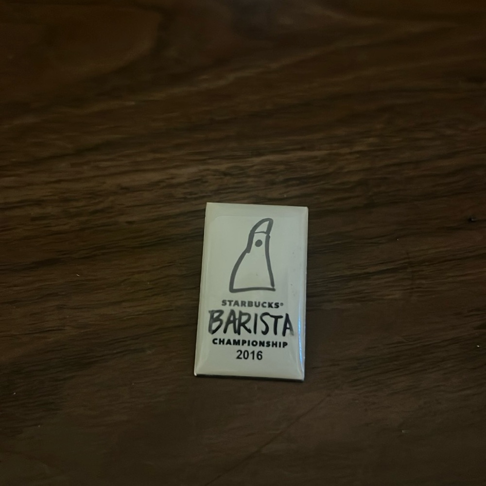 2016 Starbucks barista championship pin